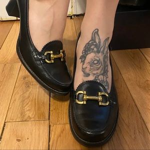 SOLD Salvatore Ferragamo Leather Pumps Loafers Heels